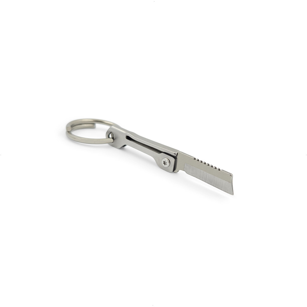 Keychain Box Opener -Stainless Steel- Tiny Package Cutter Tool