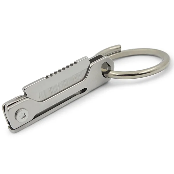 K20 TOOLS - Folding Tiny Keychain Box Opener Knife - Utility Box Package Cutter